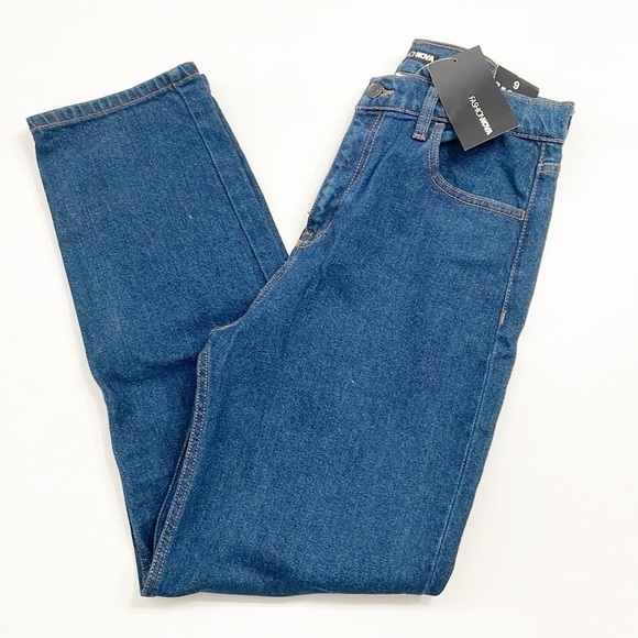 NEW Fashion Nova I Got It From My Mama denim jeans - Picture 3 of 5